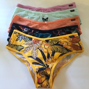 5pcs LRG VS PINK COTTON BIKINI PANTIES